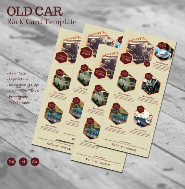 old car rackcard