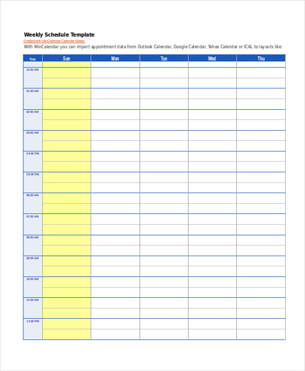 daily-schedule-template