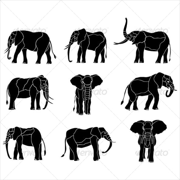 dangered-elephant-stencil-template