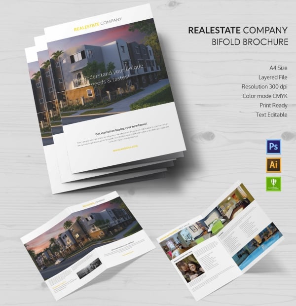 real-estate-company-bifold-brochure