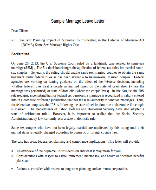 30+ Leave Letter Templates - PDF, DOC