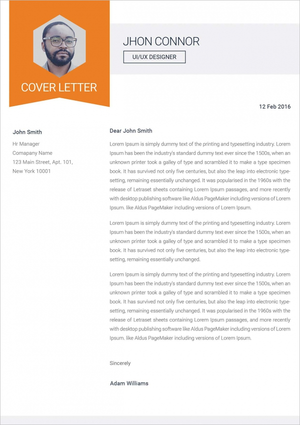 cover letter ui designer