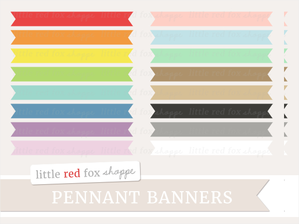 pennant-banner-template