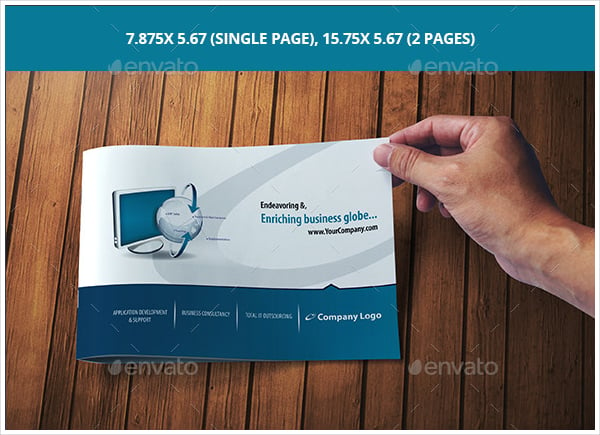Single Page Brochure Templates Psd