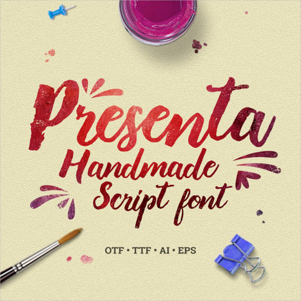 presenta-handmade-script-font