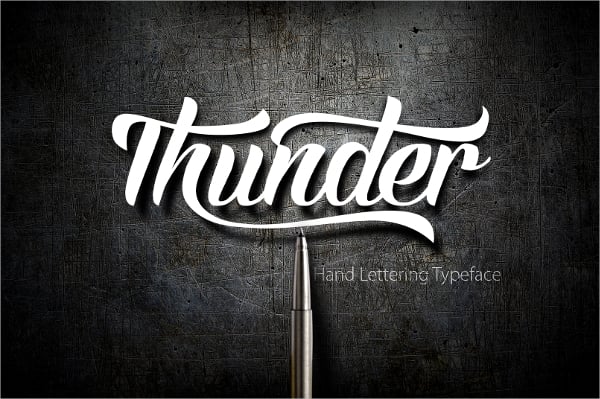 thunder-script-font