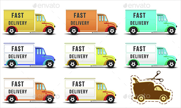 delivery trucks icon