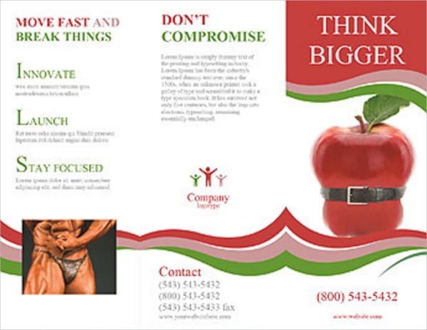 apple-makes-you-slim-brochure-template