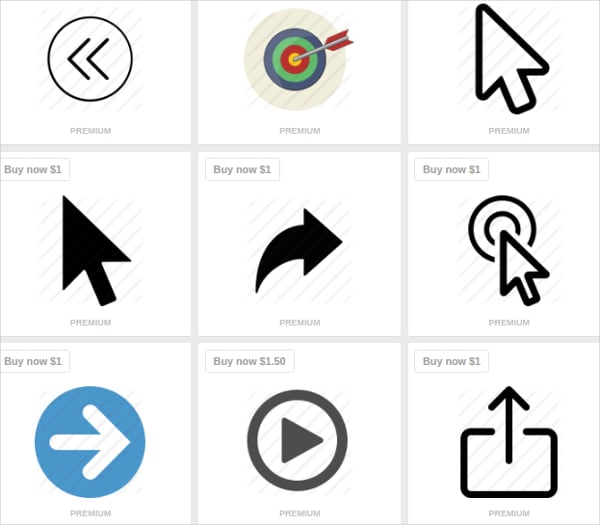 collection of arrow icons