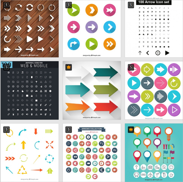 free download arrow icons