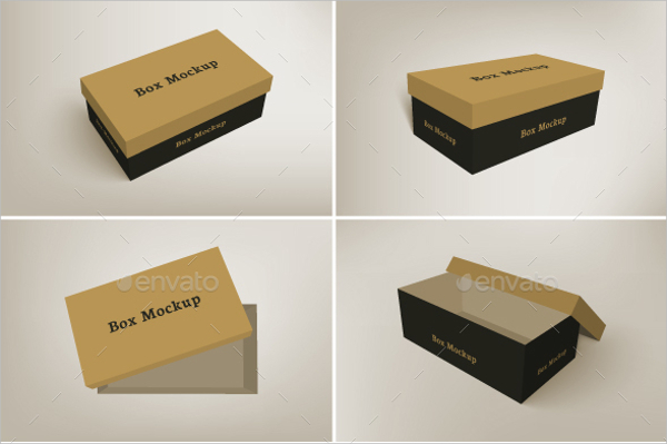 rectangle shoe box template