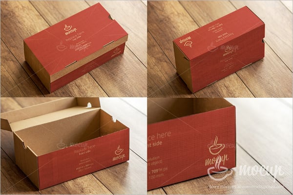shoe paper box mockups