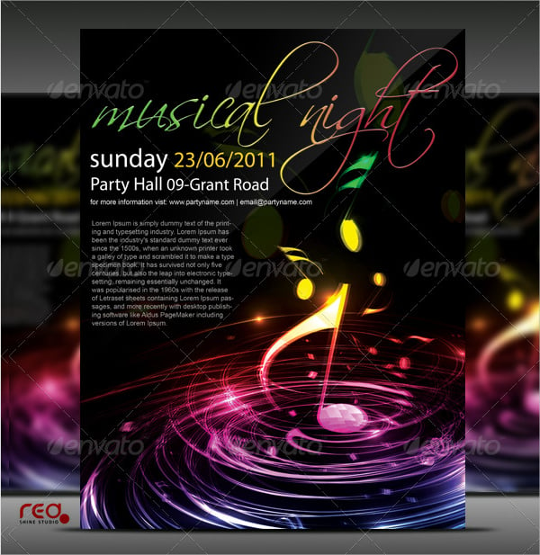 music-party-poster-template