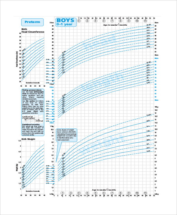 9+ Baby Growth Chart Templates Free Sample, Example, Format