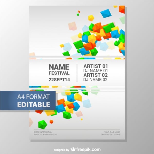colorful-geometric-editable-poster-template