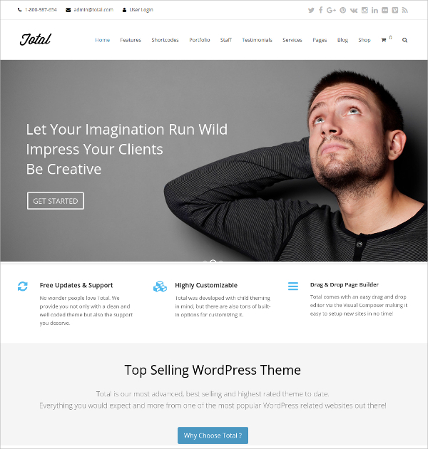 business wordpress theme