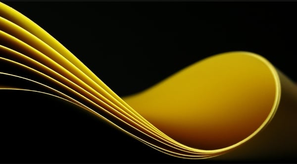 yellow-paper-wave-abstract