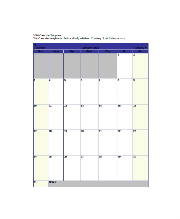 Appointment Calendar Template 5+ Free Word, Excel, PDF Documents Download