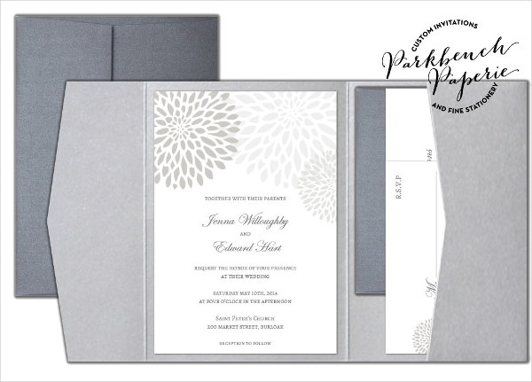 18 Folded Invitation Templates