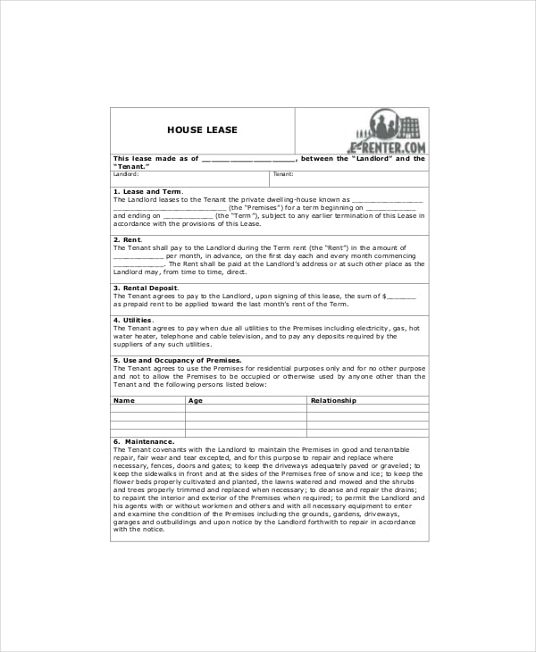 house-rental-lease-template