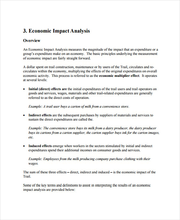economic impact analysis