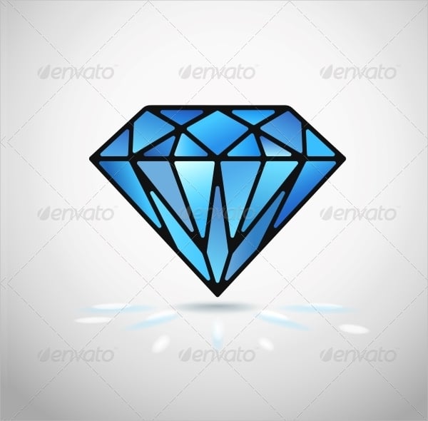 abstract diamond vector