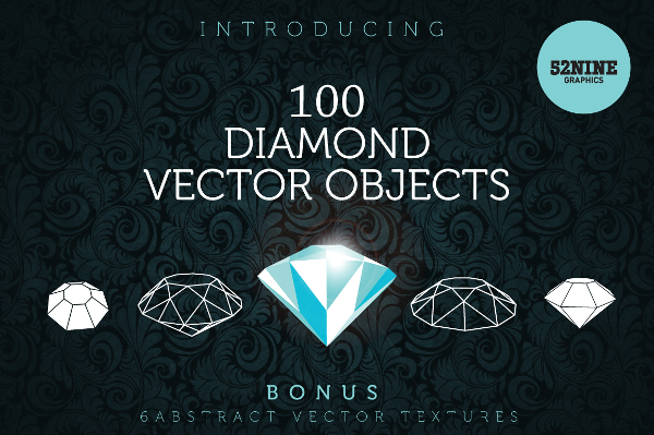 diamond vector 3d