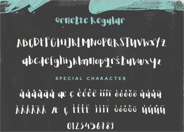 ornette doodle font