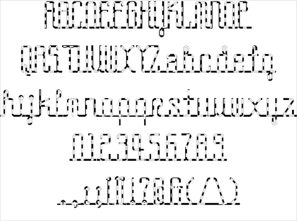 connectline font