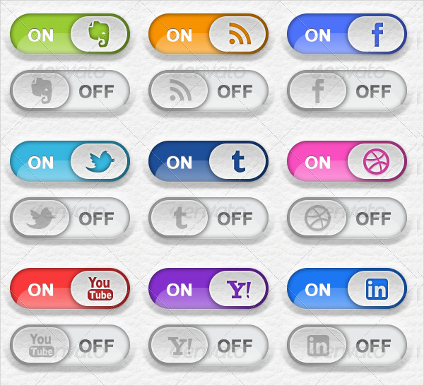 Download 13+ Toggle Buttons - Free PSD, AI, Vector, EPS Format ...