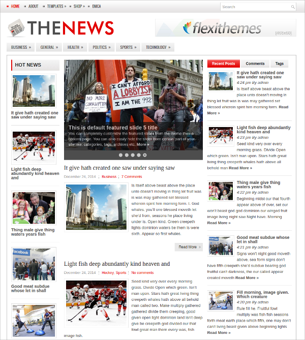 news magazine wordpress theme