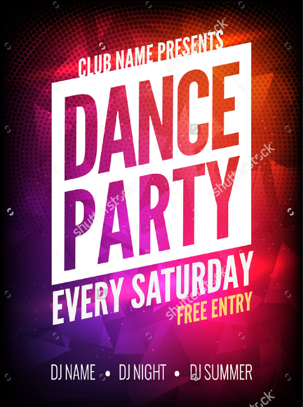 party event poster template