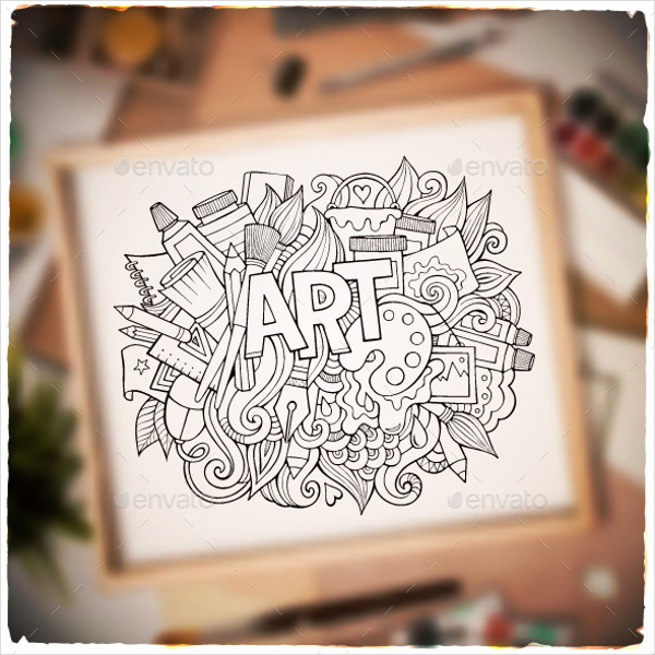 37+ Imaginative Doodle Art Designs