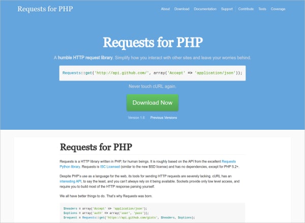 requests for php