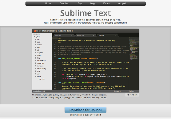 sublime text