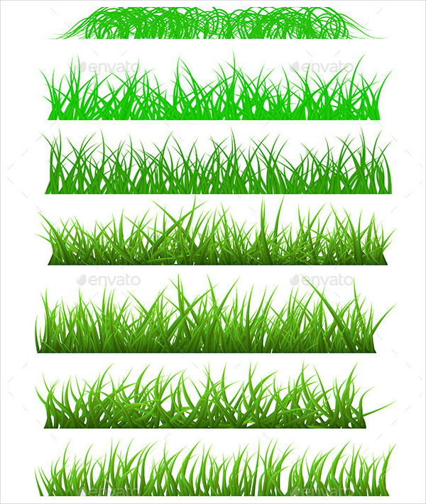 vector grass set