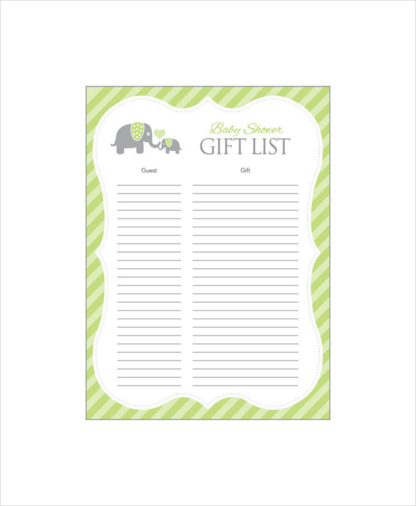 Baby Boy Registry Checklist 6+ Free PDF Documents Download Free