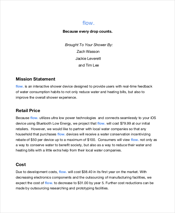 retail mission statement template