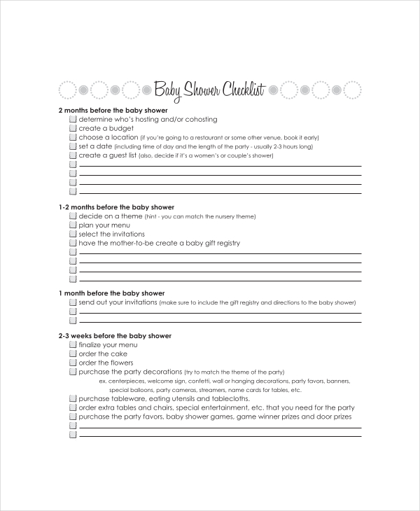 baby shower registry checklist for twins