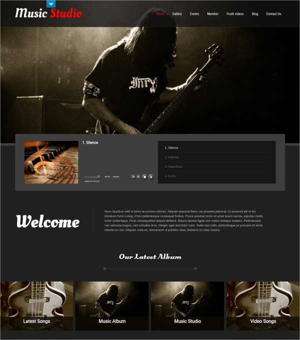 18+ Dj Website Themes & Templates