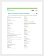 Baby Boy Registry Checklist