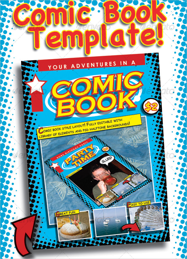 Create Your Own Comic Book: Features 50 Blank Comic Templates for