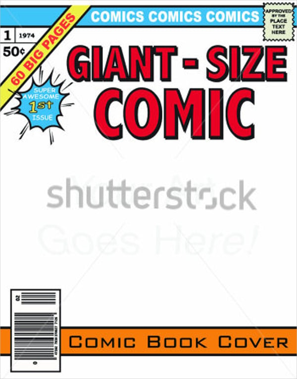 comic book cover template