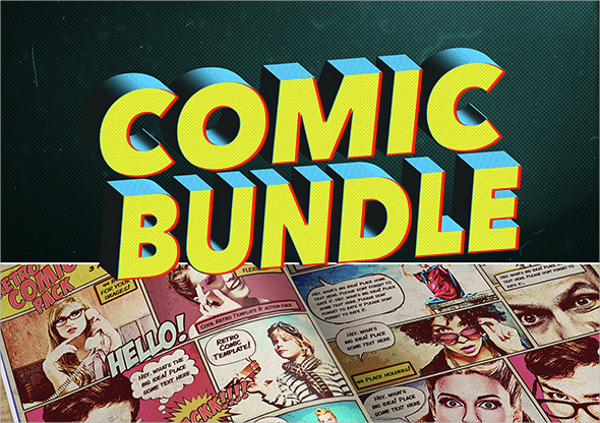 comic book bundle template