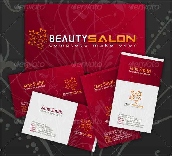beauty salon business card