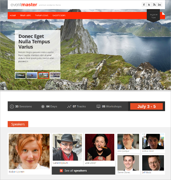 event master wordpress theme