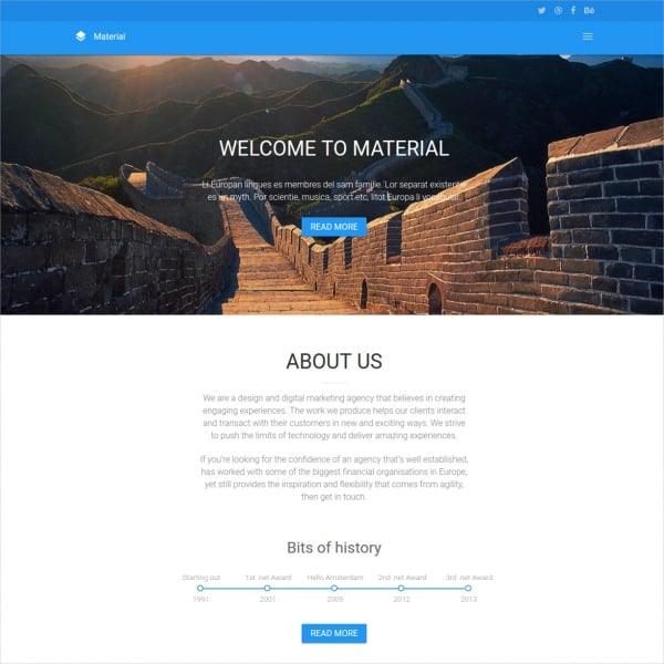 photography html5 website template