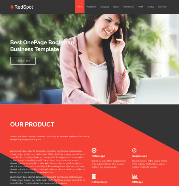 corporate bootstrap responsive html5 website template