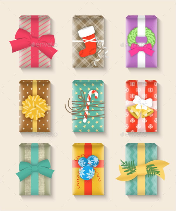 15 Paper Gift Box Templates Free EPS PSD AI Format Download