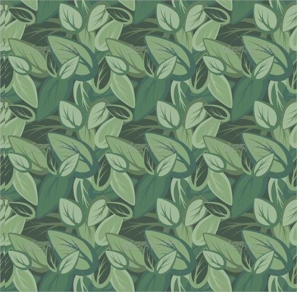 seamless leaf pattern